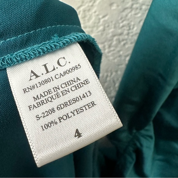 ALC Inez Dress in Emerald size 4 - Picture 10 of 13